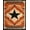 Orange Black Beige, Pattern 1, variant on ODIKA 8'x10' Washable Area Rug Hooks Motif Cowboy Southwestern Round Runway Themed Trailer Minded for King Size Bedroom Under Bed, Master Suite, Non-Shedding, Easy Care