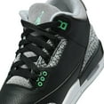 thumbnail image 5 of Big Kid's Jordan 3 Retro Black/Green Glow-Wolf Grey (DM0967 031) - 4, 5 of 8