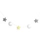thumbnail image 2 of + Adornos de , Decoración para Colgar en , Colgante Hecho , Artesanías , Gris amarillo perfecl Decoración de pared de estrellas, 2 of 7