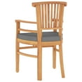 thumbnail image 5 of vidaXL 5 Piece Garden Dining Set Solid Wood Teak, 5 of 5