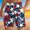 #92-Blue, variant on Mens Big & Tall Red White Blue Star Print Beach Shorts Drawstring Waist Quick Dry Swim Trunks For Summer Holiday XXXL Blue Gifts for Father