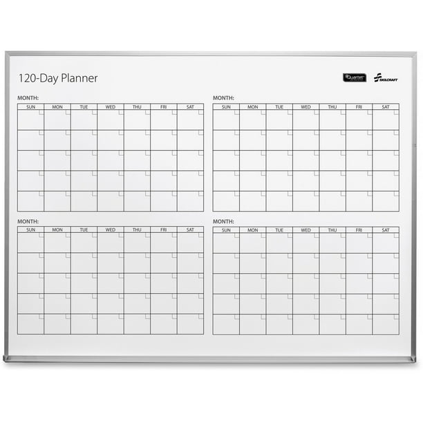 4 Month Dry Erase Calendar Board Walmart com Walmart com 4 Month Dry Erase Calendar Board Walmart com Walmart com