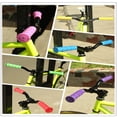 thumbnail image 5 of 1 Pair Handlebar Extension Riding Accessories Various Colors Universal Bicycle Handlebar Grips Bicycle Handle Cover Non-slip Bike Rubber Handlebar Cover GREEN, 5 of 8