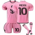 thumbnail image 1 of 24-25 Miami Jersey Home Adult Children'S Football Uniform Set 9 Suarez 10 Messi Copy Player Name Jersey, 1 of 2