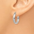 thumbnail image 3 of 14K White Gold Earring Hoop Women'S 20 mm 4 Earrings, 3 of 4