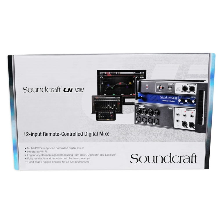 S*i様 Soundcraft Ui12 Soundcraft Ui12 12 Input Digital Mixer w/Wifi+App Control+