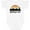 AA-White, variant on Buffalo New York Skyline Retro Boys or Girls Baby Bodysuit