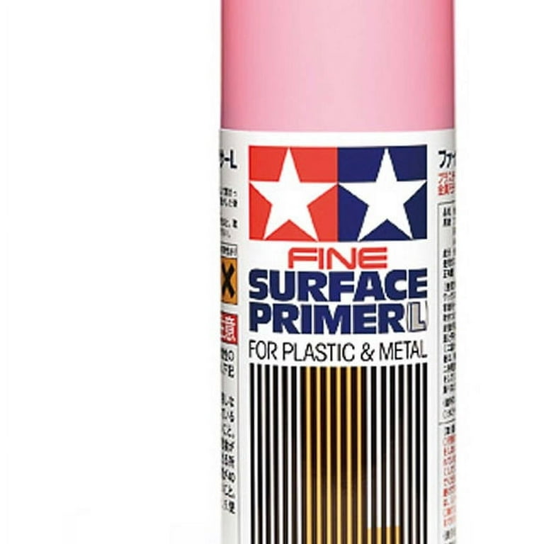 Tamiya TAM87146 Fine Surface Primer L Pink 180 ml, Spray Can, Plastic 