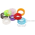 thumbnail image 2 of 16pcs Silicone Scissors Finger Ring Barber Hair Shears Finger Inserts Finger Protector, 2 of 7
