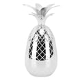 thumbnail image 1 of Pineapple Cup with Lid 500ml Stainless Steel Drinking Glasses Reusable Easy to Clean Versatile Tumbler Cup for Bar Party Silver, 1 of 4