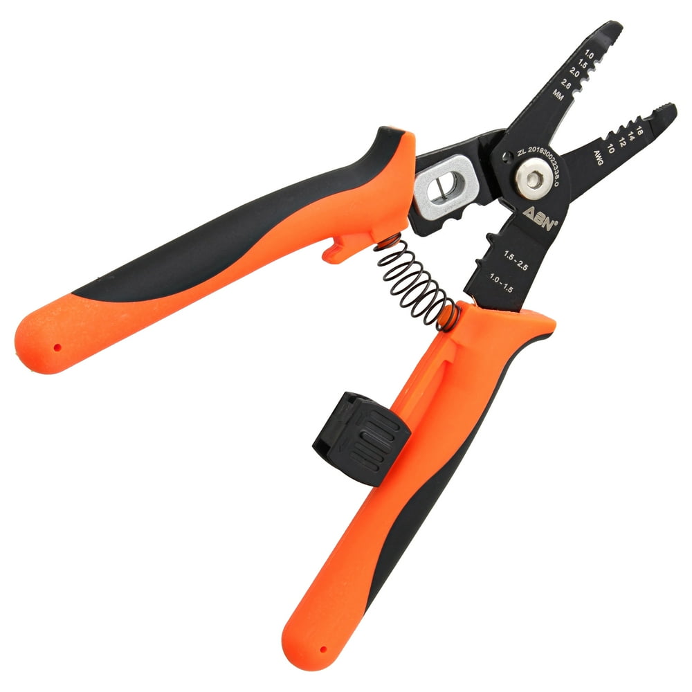 ABN Multipurpose Crimping Tool 7in Electrical Wire Stripper Cutters for