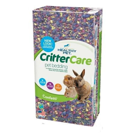 - CritterCare® Small Animal Bedding, Confetti 10L
