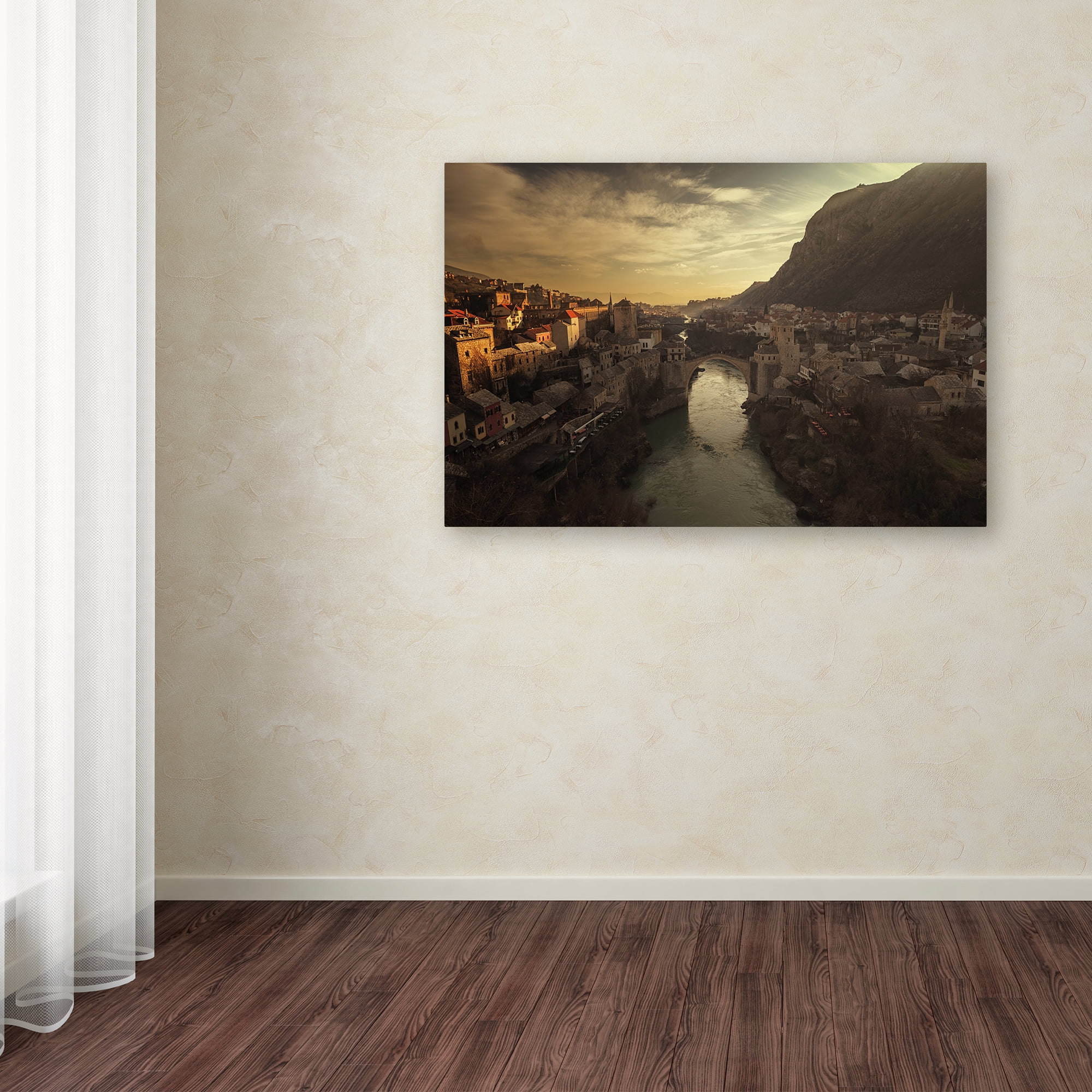 Bez Dan 'Mostar' Canvas Art