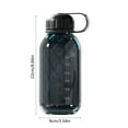 thumbnail image 3 of kkbbma under $5 Water Bottles with Times to Drink, Leakproof & BPA Free Sports Water Bottle with Carry Strap for Fitness, Gym, and Outdoor Sports, 3 of 6