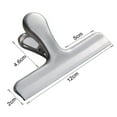 thumbnail image 2 of Pack of 5 Bag Clips, Stainless Steel and Heavy Duty Metal Bag Clip,Tightly Seals Chip, Coffee, Bread or Cereal Bags to Keep Food Fresh, for Home, Kitchen, Office, Pantry, Camping 5Pcs/L, 2 of 9