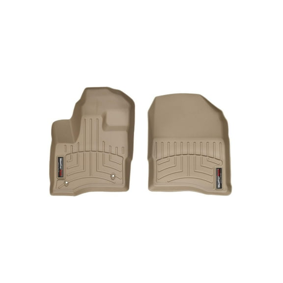 WeatherTech Custom Fit FloorLiners compatible with 2010-2010 Ford Taurus - 1st Row (Driver & Passenger), Tan