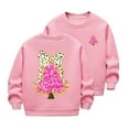 thumbnail image 2 of Cowsor Girls Sweatshirts Kids Cute Graphic Crewneck Pullover Tops Xmas Long Sleeve Holiday Shirts, 2 of 5