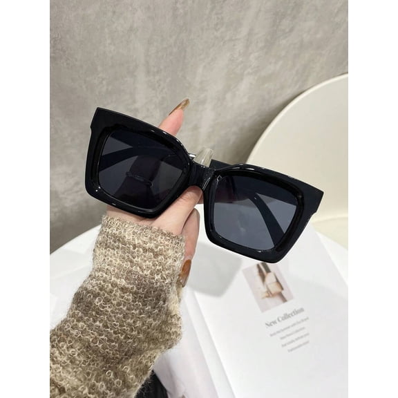 Women's Leopard Print Boho Oversized Plastic Sunglasses for Everyday Wear
