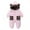 Pink, variant on Toddler Girls Puffer Snowsuit Warm Hooded Jumpsuit Outerwear, Sizes 2-3T