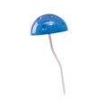 thumbnail image 4 of Decoración de jardín con forma de hongo, decoración de patio, pintado, elegante regalo navideño, hongo de hierro azul, 4 of 8
