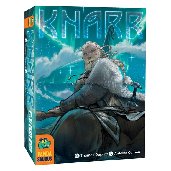 Knarr Board Game - Form The Greatest Band of Vikings! Thrilling Exploration and Strategy Game, Fun Family Game for Kids & Adults, Ages 10+, 2-4 Players, 30 Min Playtime, Made by Pandasaurus Games