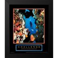 thumbnail image 2 of Unknown 12x14 Black Modern Framed Museum Art Print Titled - Challenge - Diver, 2 of 5
