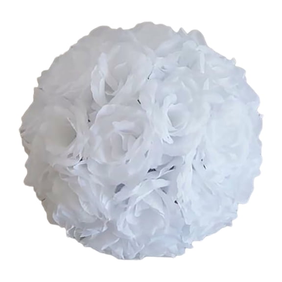Artificial Rose Ball 15Cm Diameter, Dienrx Fake Silk Rose Floral Ball Decor For Bridal Bouquets, Wedding Arch, Wedding Centerpieces, Garden Layout And Home Party Decor