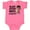 Hot Pink, variant on Inktastic Black History Month Rocks- Girl with Guitar Boys or Girls Baby Bodysuit