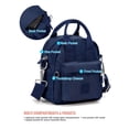 thumbnail image 3 of PULLIMORE Women Crossbody Cell Phone Bag, Small Waterproof Multi Pockets Nylon Shoulder Purse Wallet with Adjustable Strap (Blue), 3 of 11