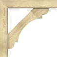 thumbnail image 3 of Ekena Millwork 6"W x 30"D x 30"H Olympic Block Rough Sawn Bracket w/ Offset Brace, Douglas Fir, 3 of 25