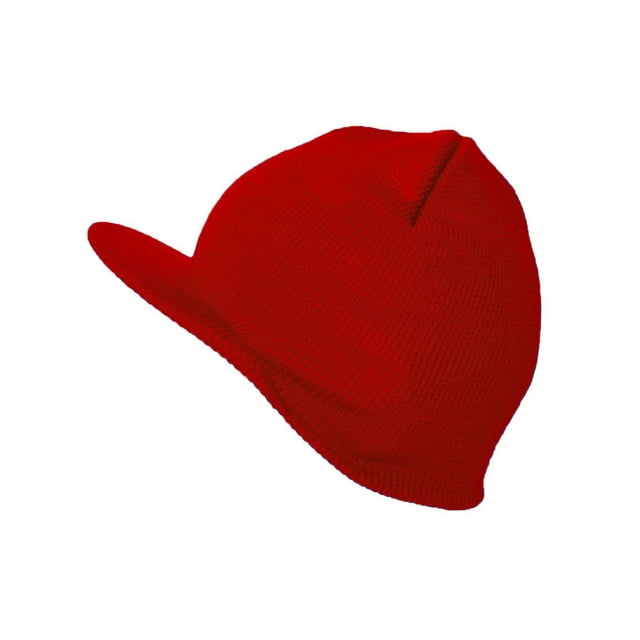 TopHeadwear Bonnet d'Hiver Sans Revers, Rouge