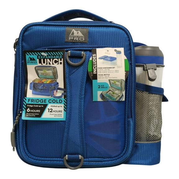 Expandable Lunch Box, 6-Hour Cold, 12-Hour Chilled