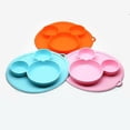 thumbnail image 1 of Children Silicone Plate Bowl With Suction Cup Feeding Dishes Tableware, 1 of 5