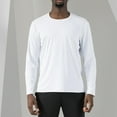 thumbnail image 2 of zbxnLI Men's Big and Tall Shirts Workout Tops Long Sleeve T Shirts Crew Neck Casual Running Tees, 2 of 8