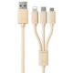 thumbnail image 1 of WEKOME WDC-56 3 In 1 Cable 66W 480Mbps Elastic Liquid Silicone Fast Charging Data Cable - Black, 1 of 4