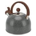 thumbnail image 1 of Stovetop Teapot, Ergonomic Design Durable Quick Heating Whistling Kettle  For Kitchen Grey,Beige, 1 of 8