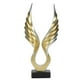 thumbnail image 2 of Estatua Con Alas ANGGREK Resina Escultura de Arte Abstracto, 2 of 8