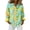 17#Green, variant on Women's Beach Vacation Tops Long Sleeve Hawaiian Tropical Floral Print Button Down Collared Casual Tunic 2026 Light Blue L