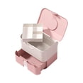 thumbnail image 3 of Caja de almacenamiento shamjiam Bolsa de cosméticos de gran Capacidad Rosado Estuche de transporte de esmalte de uñas, 3 of 9