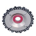 thumbnail image 3 of Durable Wood Grinding Shaping Disk for Angle Grinders - 4 Inch 22 Teeth Purple, 3 of 10
