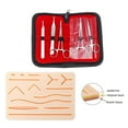thumbnail image 1 of Kit de entrenamiento de sutura quirúrgica Modelo de práctica de sutura médica Almohadilla de piel de simulación Sywqhk Cuidado Belleza, 1 of 6