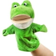 thumbnail image 1 of Hopearl Frog Hand Puppet Plush Animal Toys with Open Movable Mouth Interactive Storytelling Teaching Puppet Theater Gift for Kids Boys Girls, 1 of 5