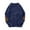 Dark Blue, variant on GigrtiJin Men's Plus Size Sweater Long Sleeved Round Neck Casual Sweaters Fashion Comfy Warm Pullover Sweater Tops