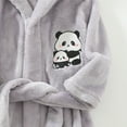 thumbnail image 5 of Hessimy Toddler Rayon from Bamboo Pajamas Sets,Baby Boy Girl Snug Fit Long Sleeve Sleepwear pajama shorts set for Toddler Girl Boy(Grey,18-24 Months), 5 of 5