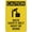 Warning Sign 4, variant on Caution Back in Or Pull Out On Green Mirrored Sign, 8"x12" Facility Shipping Receiving Truck Delivery Metal Tin Sign, for Home or Work