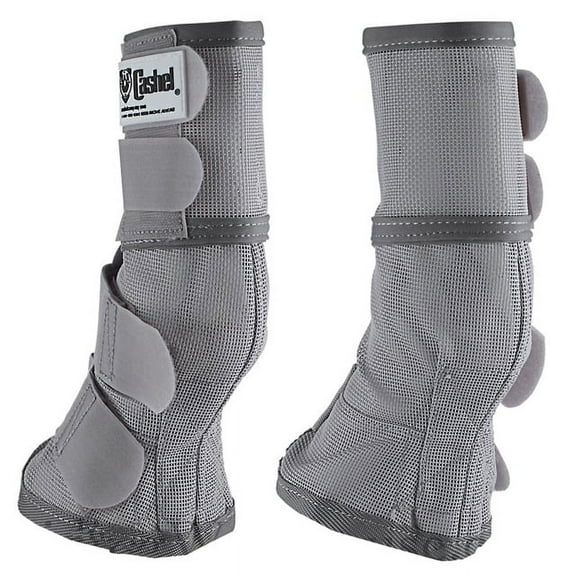 Cashel Fly Arab Horse Leg Guard Cool Mesh Boots Grey