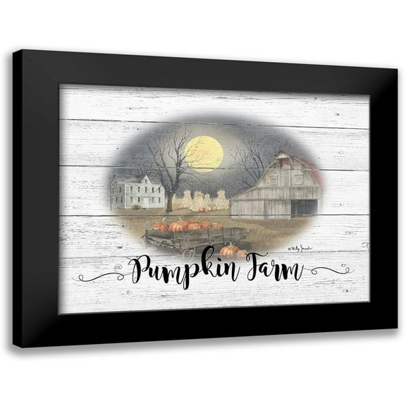 Jacobs, Billy 14x12 Black Modern Framed Museum Art Print Titled - Pumpkin Farm
