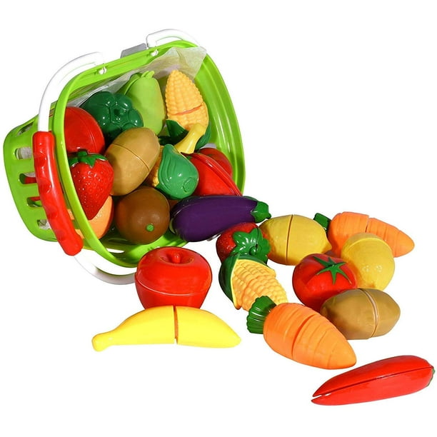 fruits and vegetables playset