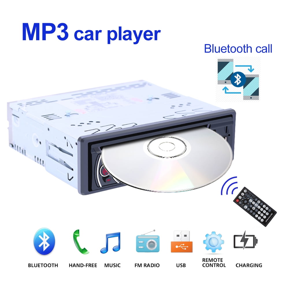 12V CD Player Auto radio Bluetooth Car Multimedia player Video output