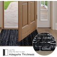 thumbnail image 4 of SHILIU-Moroccan Hallway Runner Rug, 2x4 Non-Slip Washable Runner Rugs, Low-Pile Kitchen Runner, Geometric Print Rug Runners for Hallways Entryway Laundry - Black, 4 of 4